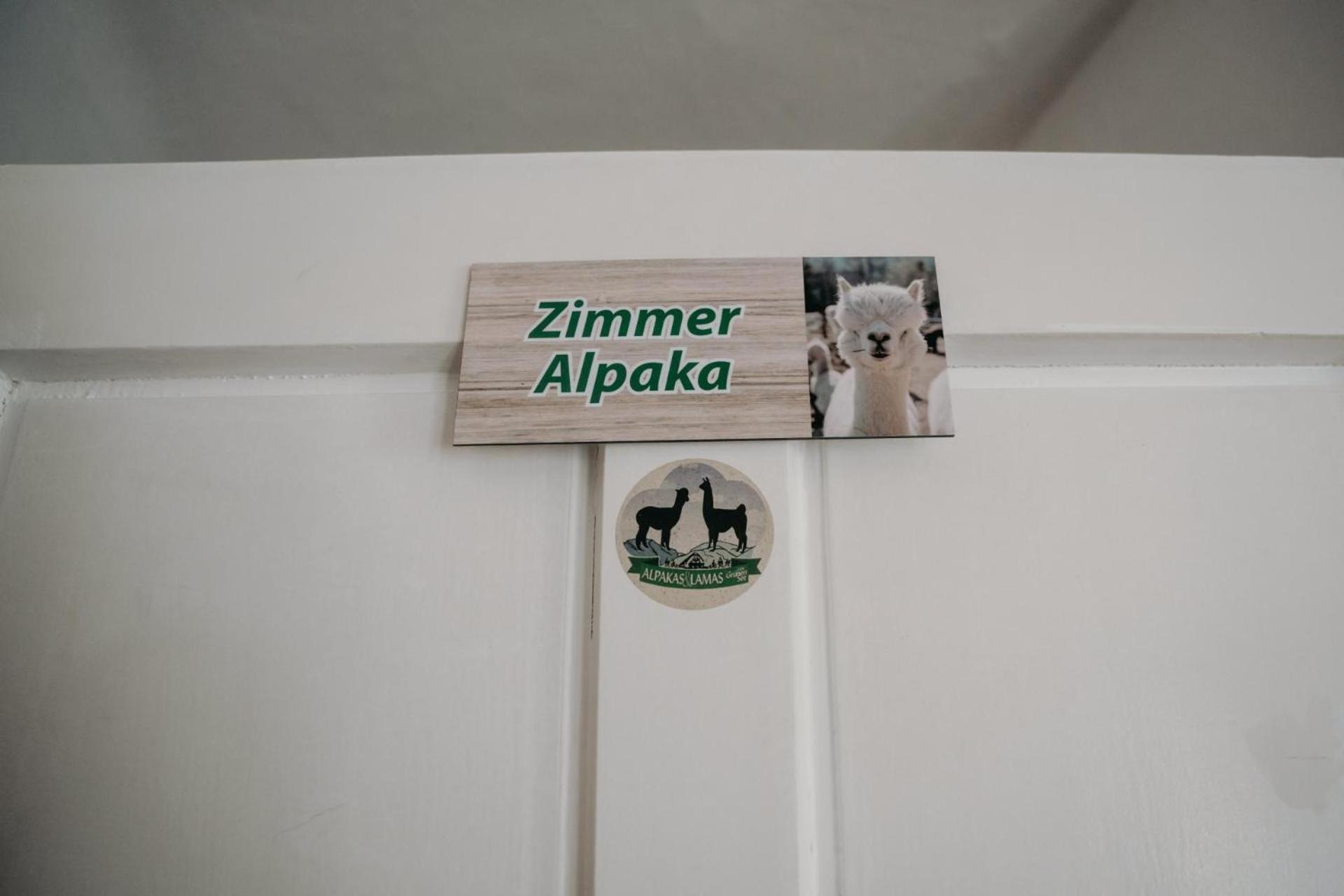 Alpakas, Lamas Und Rentiere Zum Gruenen See Grossdorf  Екстериор снимка